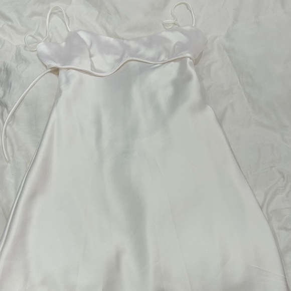 Princess Polly White Satin Dress - Picture 3 of 5